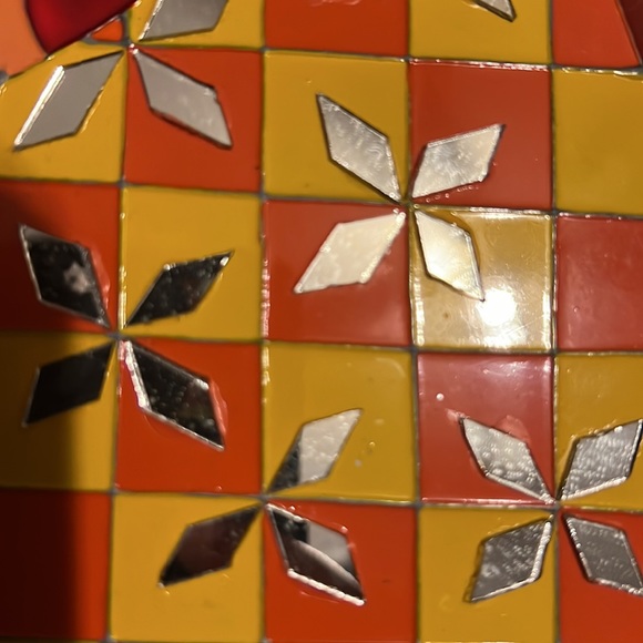 Ceramic Wall Art Princess with Mirrors 6x6 Square - Picture 5 of 6